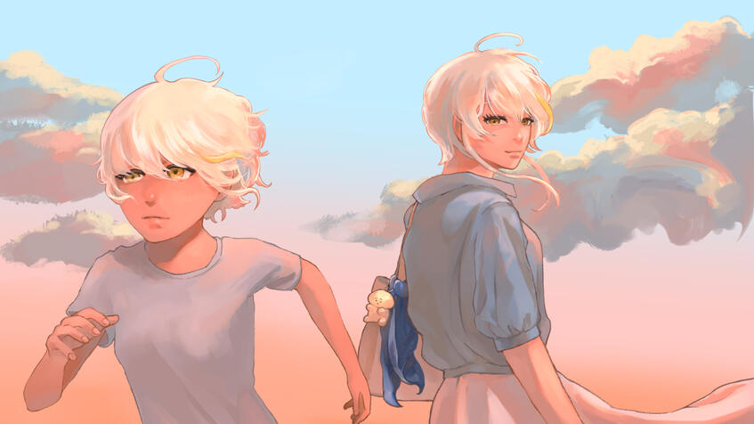 ミリル・シャムシルル様 歌ってみたMV用イラスト