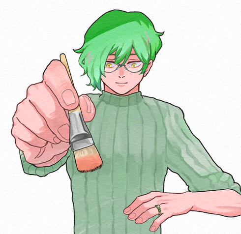 紙ノ原いんく様歌ってみたMVイラスト